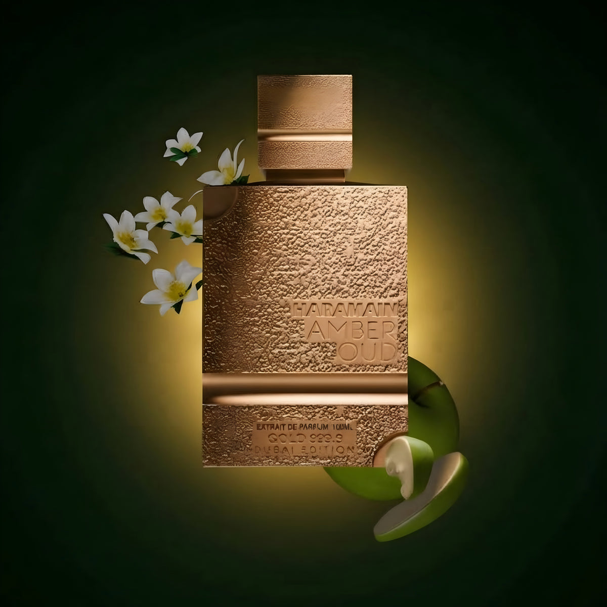 Al Haramain Amber Oud Gold 999.99 Dubai Edition 100 ml – billede 4