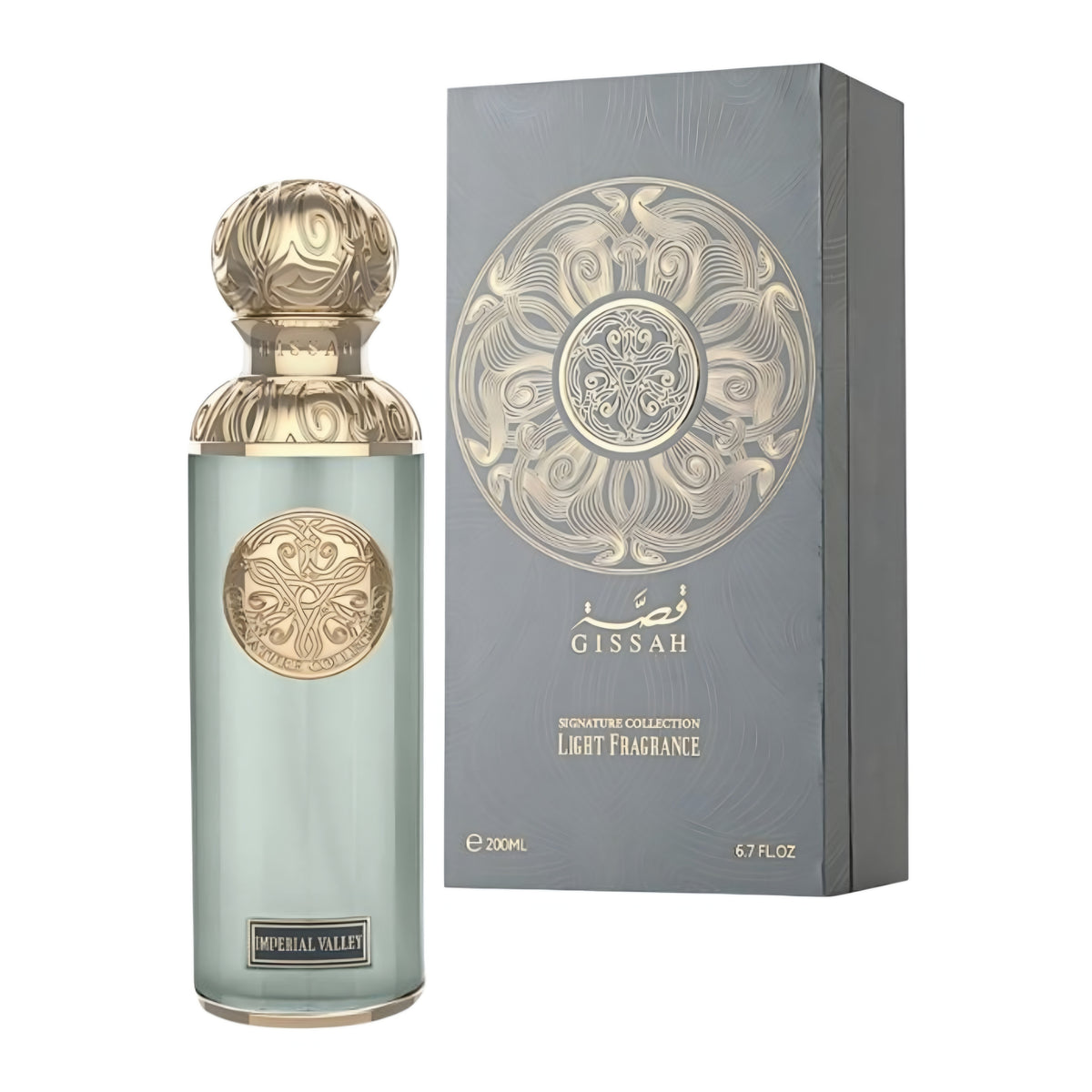Gissah Imperial Valley Eau de Parfum 200 ml flaske og æske