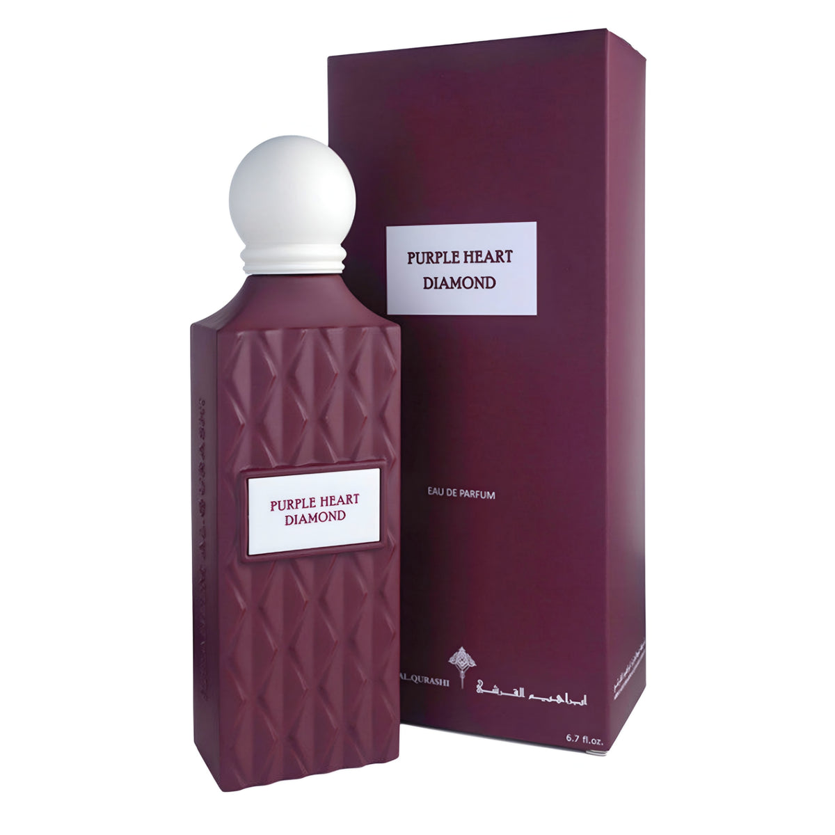 Ibrahim Al Qurashi Purple Heart Diamond parfume 150 ml flaske og æske